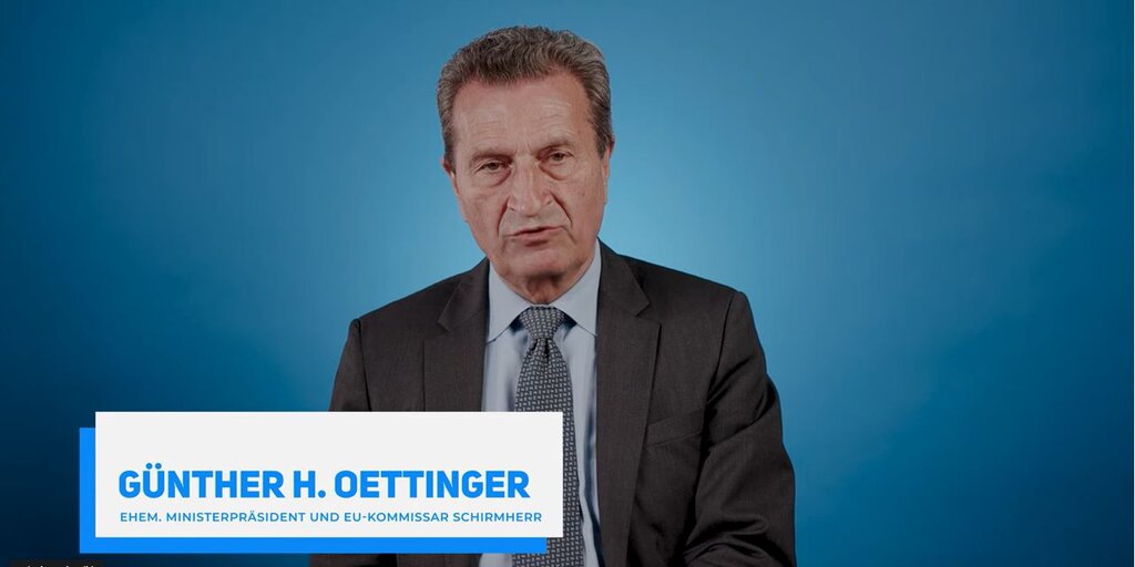 Schirmherr Günther H. Oettinger